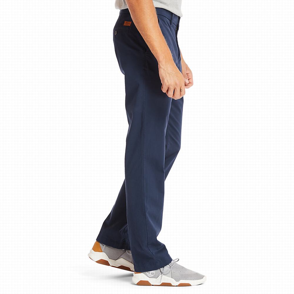 Timberland Squam Lake Twill Chinos Pantolon Erkek Lacivert | TR-4305U
