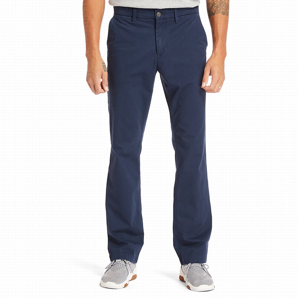 Timberland Squam Lake Twill Chinos Pantolon Erkek Lacivert | TR-4305U