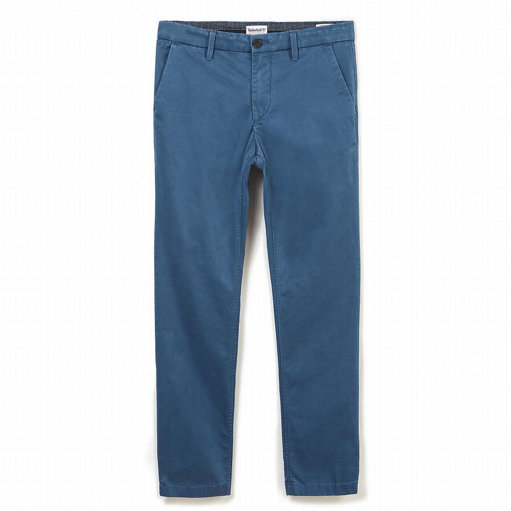 Timberland Squam Lake Twill Chinos Pantolon Erkek Indigo | TR-6438Y