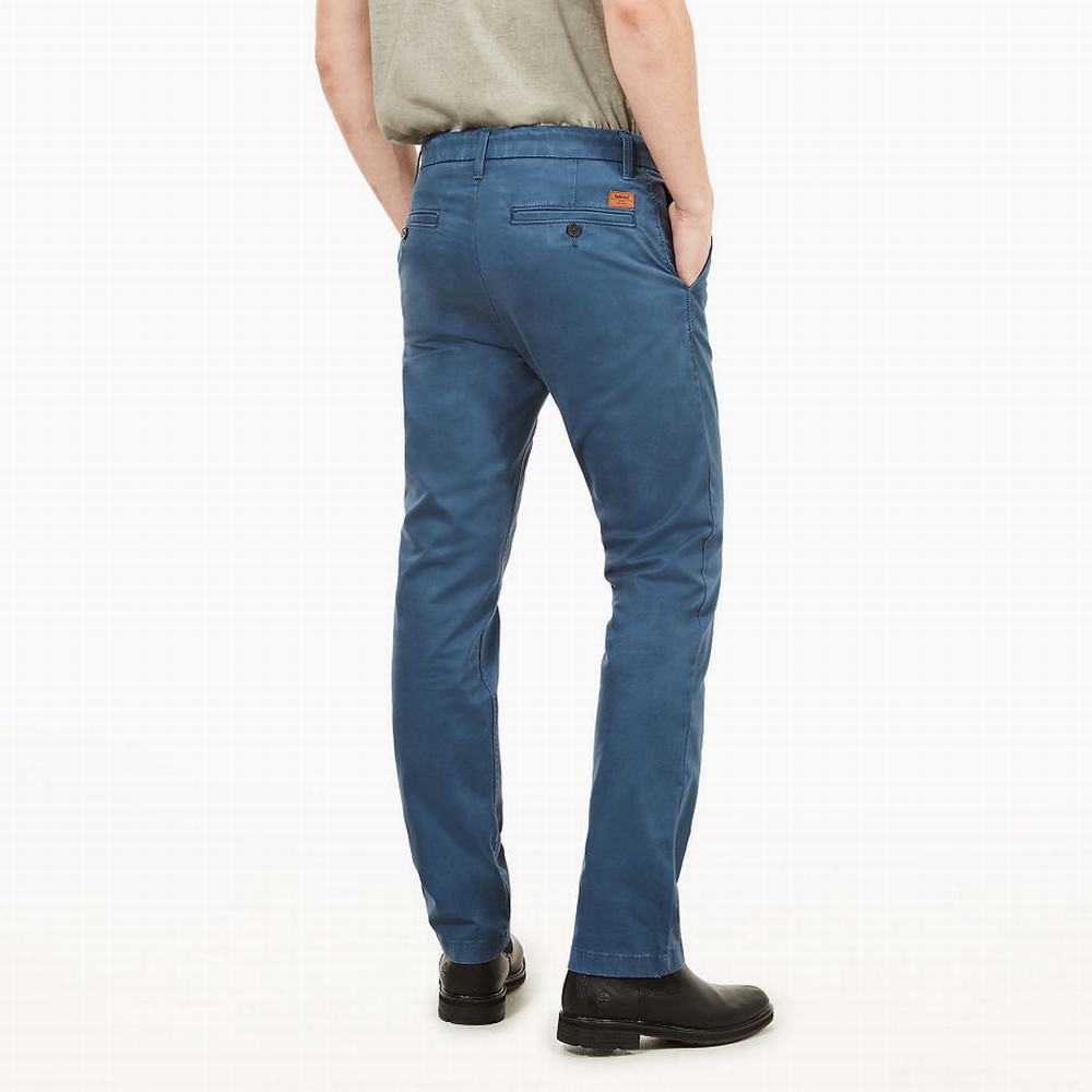 Timberland Squam Lake Twill Chinos Pantolon Erkek Indigo | TR-6438Y