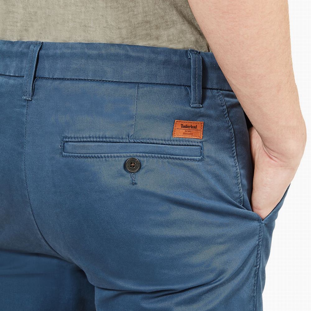 Timberland Squam Lake Twill Chinos Pantolon Erkek Indigo | TR-6438Y