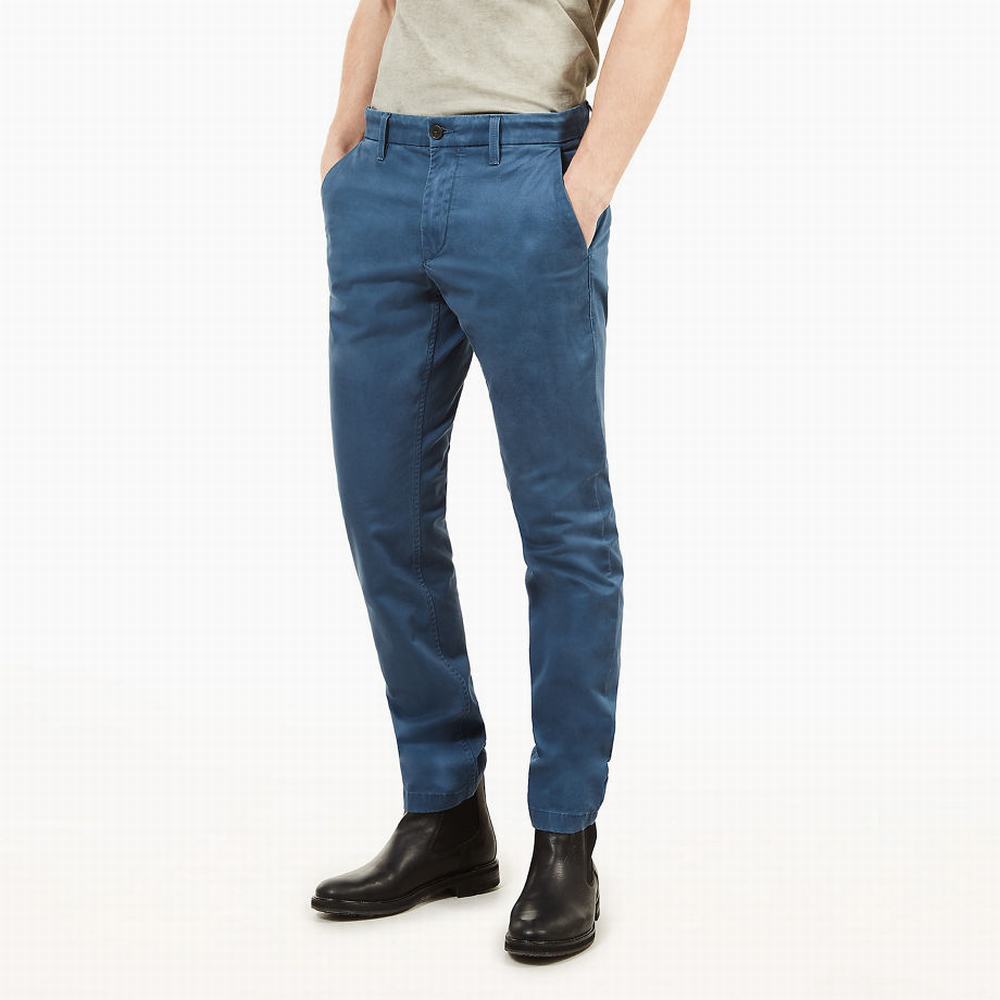 Timberland Squam Lake Twill Chinos Pantolon Erkek Indigo | TR-6438Y