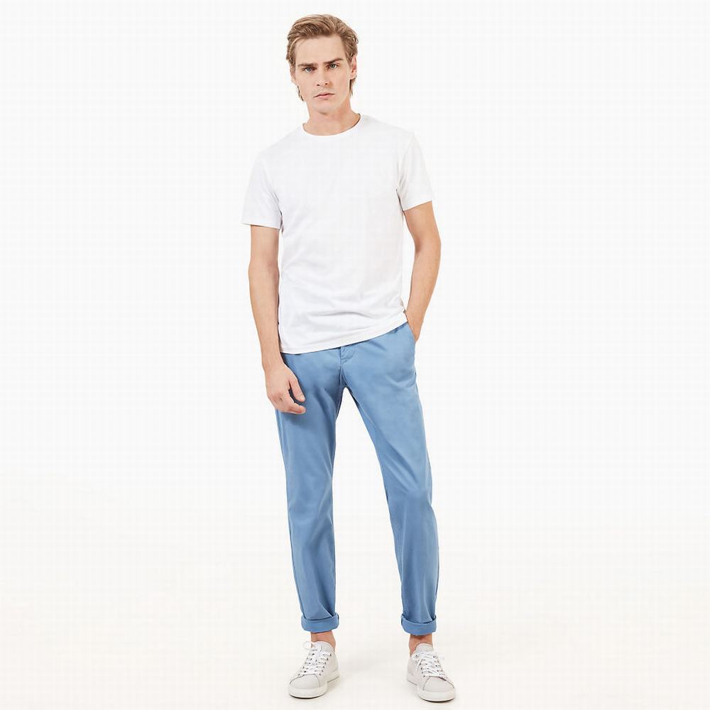 Timberland Squam Lake Twill Chinos Pantolon Erkek Açık Mavi | TR-6935W
