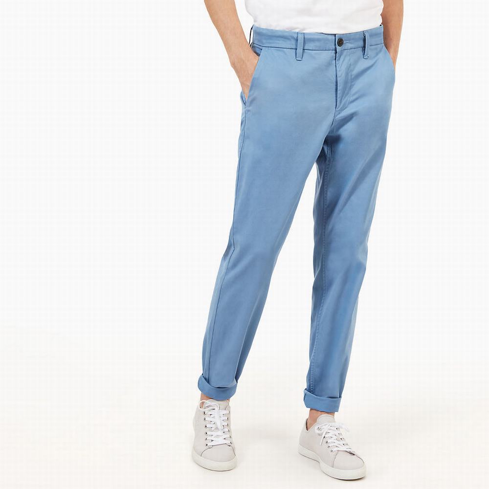 Timberland Squam Lake Twill Chinos Pantolon Erkek Açık Mavi | TR-6935W