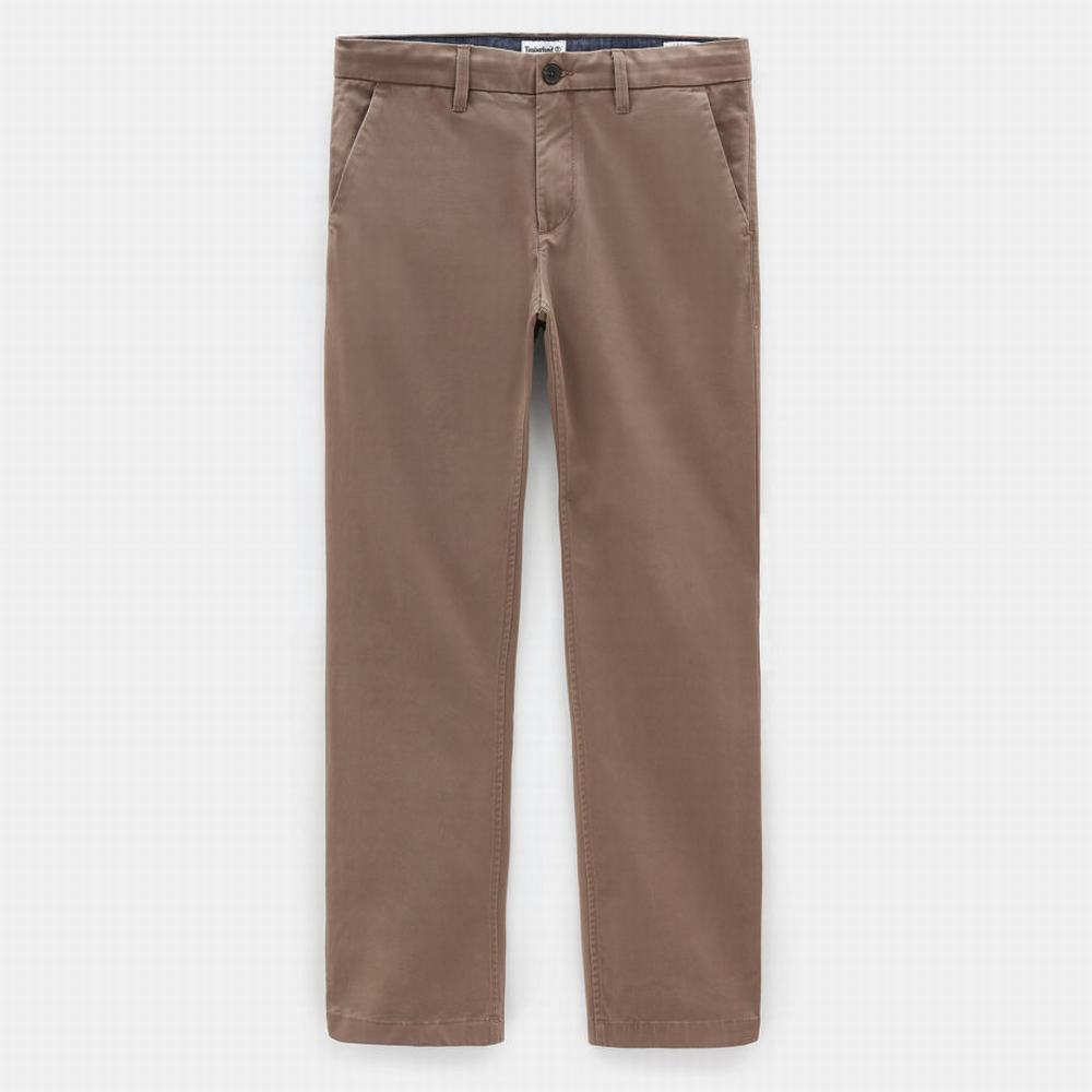 Timberland Squam Lake Twill Chinos Pantolon Erkek Bej Rengi | TR-9135B