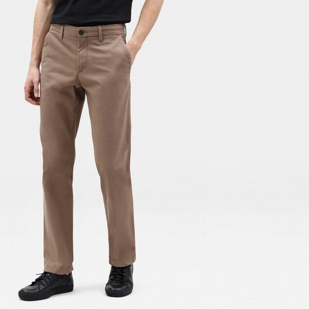 Timberland Squam Lake Twill Chinos Pantolon Erkek Bej Rengi | TR-9135B