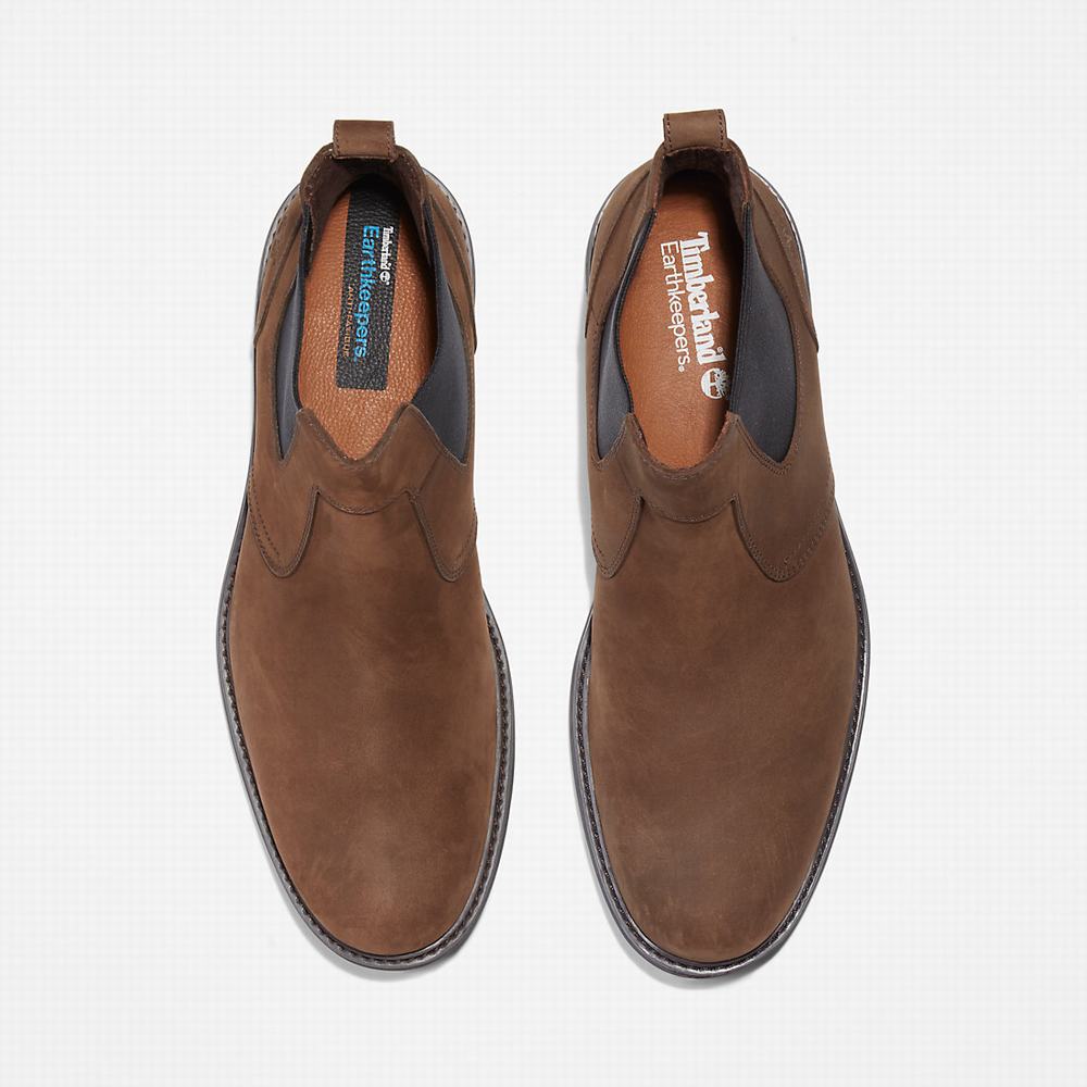 Timberland Stormbucks Chelsea Chelsea Bot Erkek Kahverengi | TR-5782D