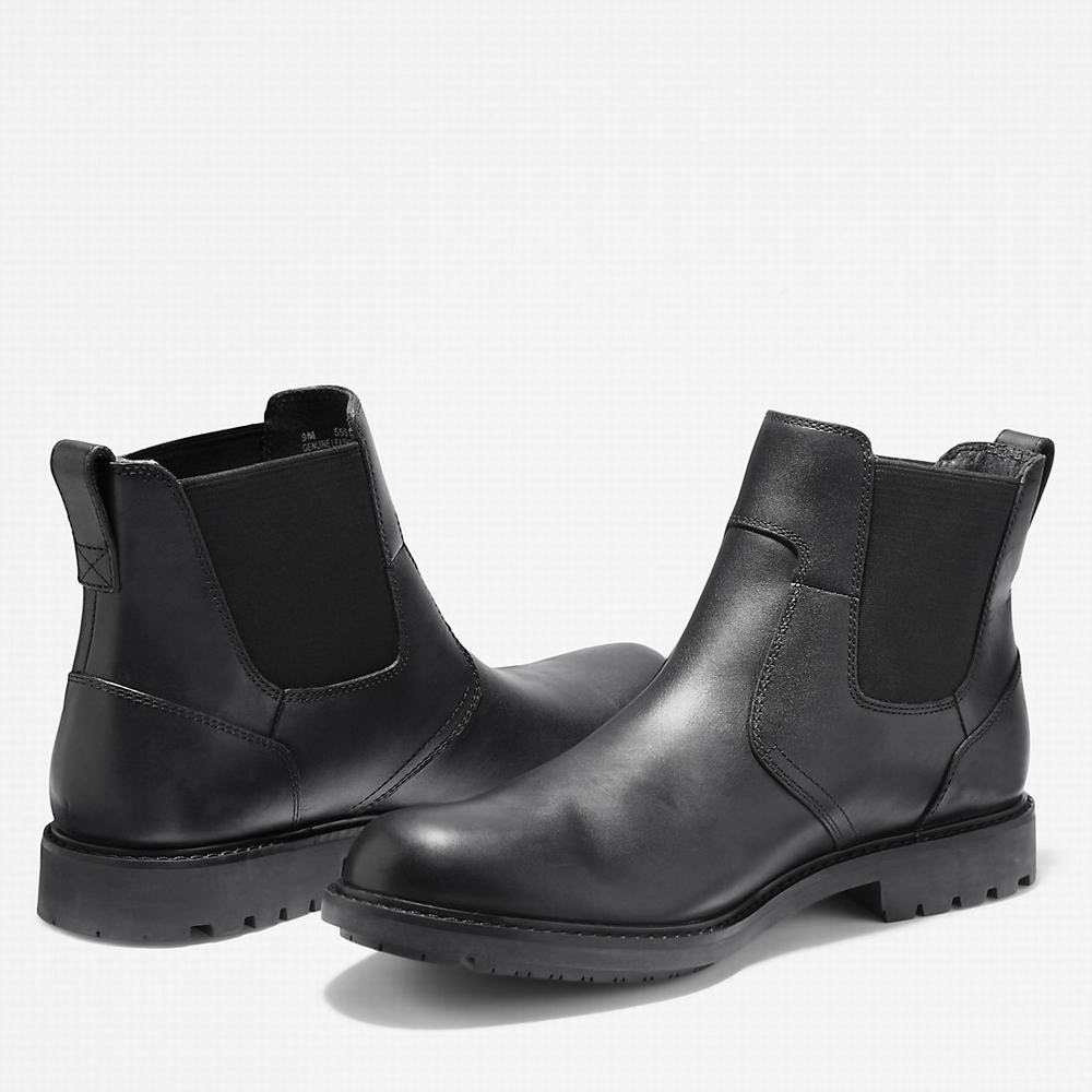 Timberland Stormbucks Chelsea Chelsea Bot Erkek Siyah | TR-7194S