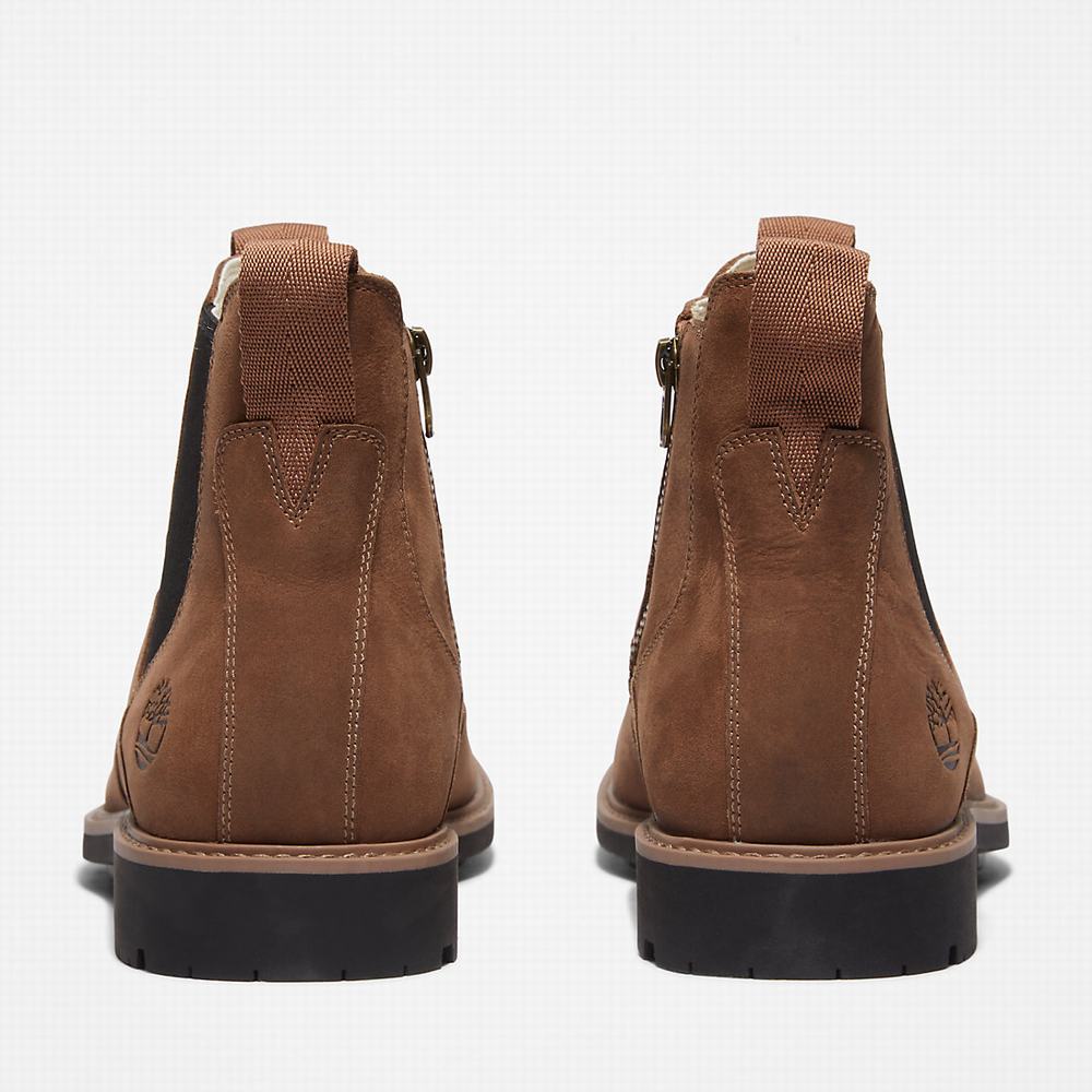 Timberland Stormbucks Chelsea Chelsea Bot Erkek Açık Kahverengi | TR-9287H