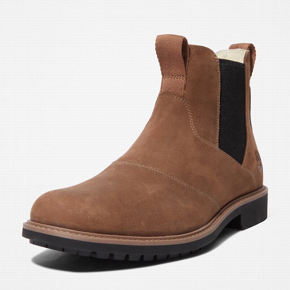 Timberland Stormbucks Chelsea Chelsea Bot Erkek Açık Kahverengi | TR-9287H