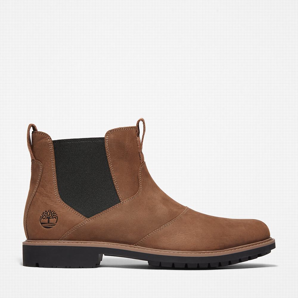 Timberland Stormbucks Chelsea Chelsea Bot Erkek Açık Kahverengi | TR-9287H