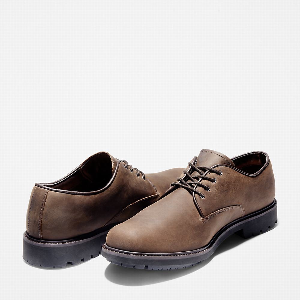 Timberland Stormbucks Oxford Ayakkabı Erkek Koyu Kahverengi | TR-1429J
