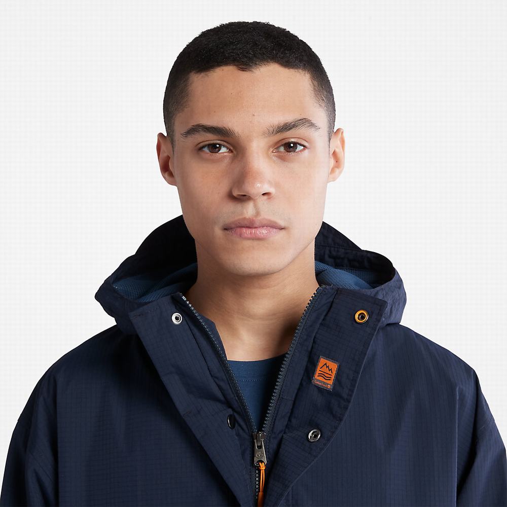 Timberland Stow-and-Go Anorak Ceket Erkek Lacivert | TR-5287U