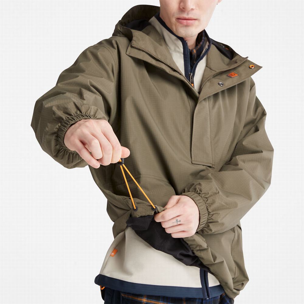 Timberland Stow-and-Go Anorak Ceket Erkek Koyu Yeşil | TR-8714P