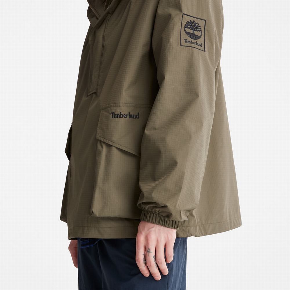 Timberland Stow-and-Go Anorak Ceket Erkek Koyu Yeşil | TR-8714P