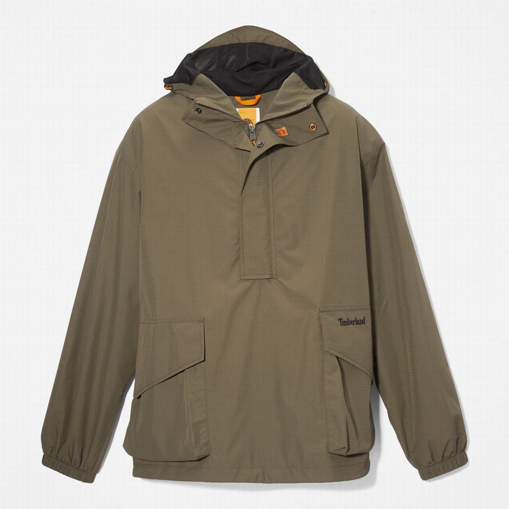 Timberland Stow-and-Go Anorak Ceket Erkek Koyu Yeşil | TR-8714P