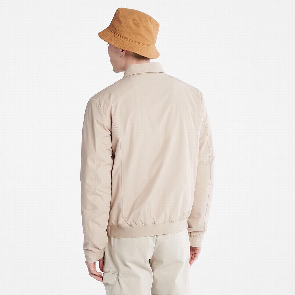 Timberland Stratham Winter Bomber Ceket Erkek Bej Rengi | TR-3170B