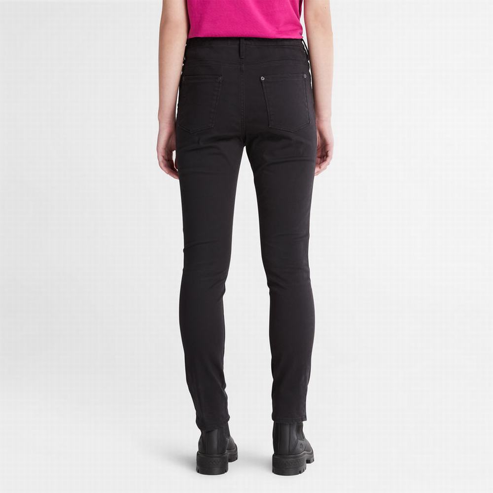 Timberland Stretch Chino Pantolon Kadın Siyah | TR-1640T