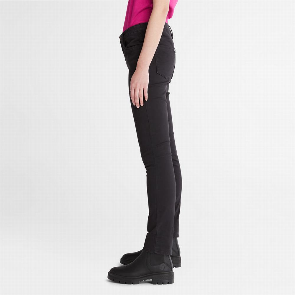 Timberland Stretch Chino Pantolon Kadın Siyah | TR-1640T
