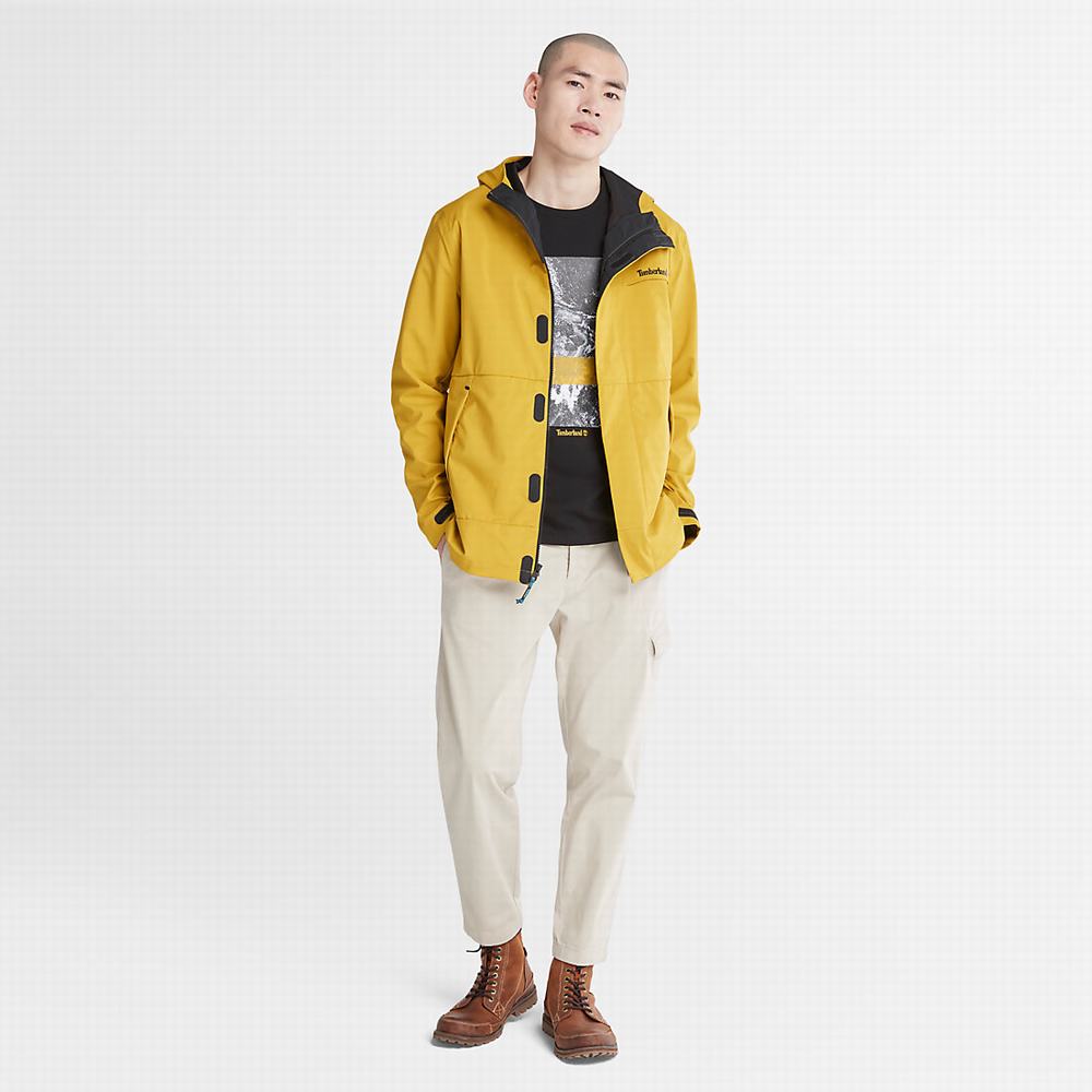 Timberland Su-Repellent Kukuletalı Ceket Erkek Sarı | TR-0123D