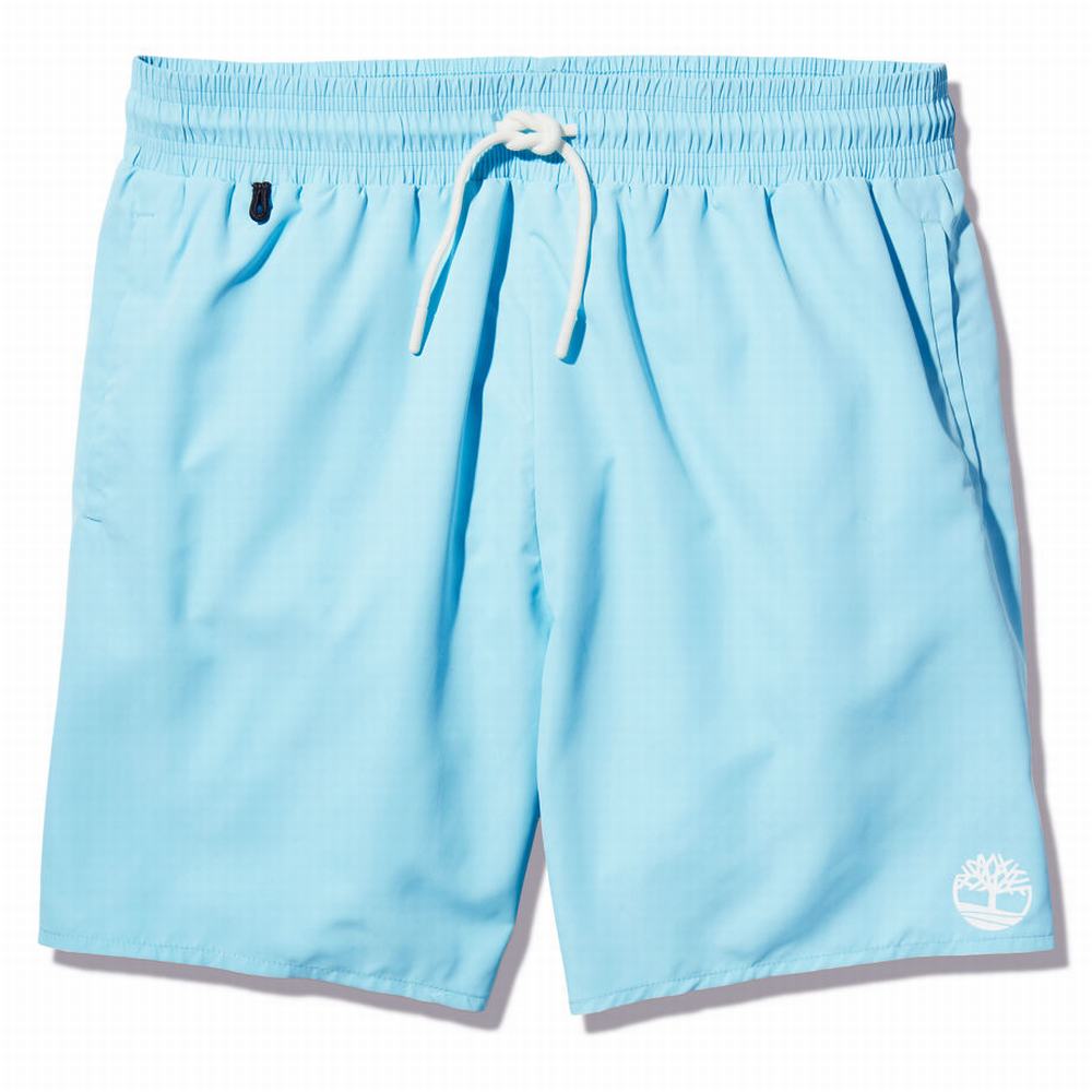 Timberland Sunapee Lake Solid-colour Swim Şort Erkek Mavi | TR-0671B