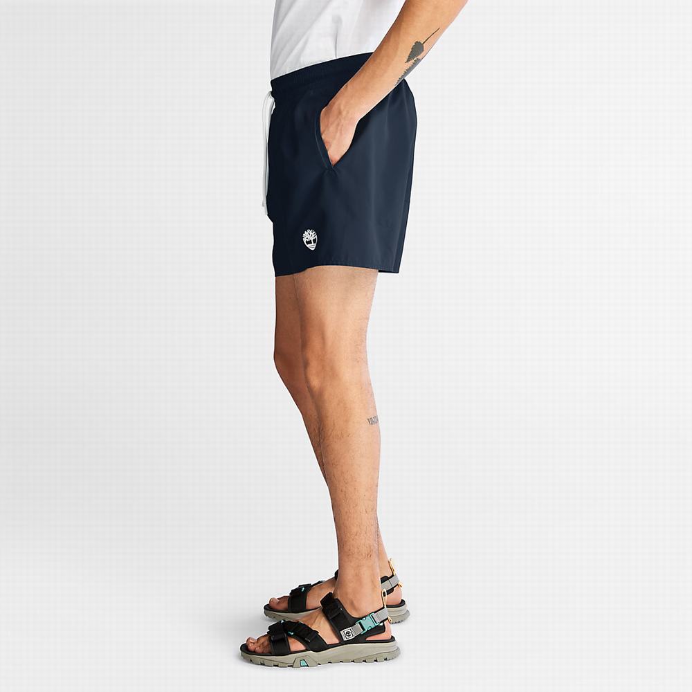 Timberland Sunapee Lake Solid-colour Swim Şort Erkek Lacivert | TR-3405Q