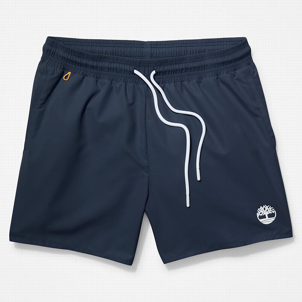 Timberland Sunapee Lake Solid-colour Swim Şort Erkek Lacivert | TR-3405Q