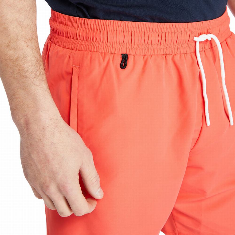 Timberland Sunapee Lake Solid-colour Swim Şort Erkek Kırmızı | TR-6759N