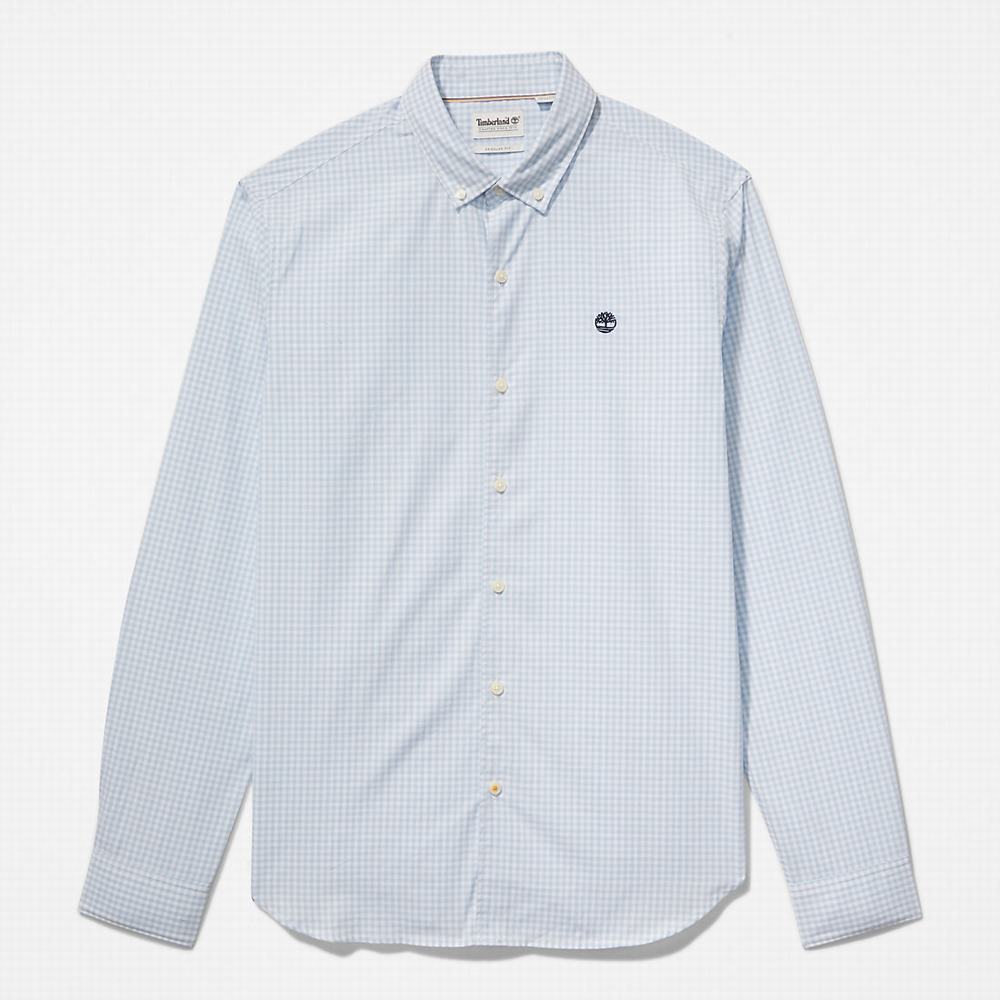Timberland Suncook River Gingham Gömlek Erkek Mavi | TR-2458M