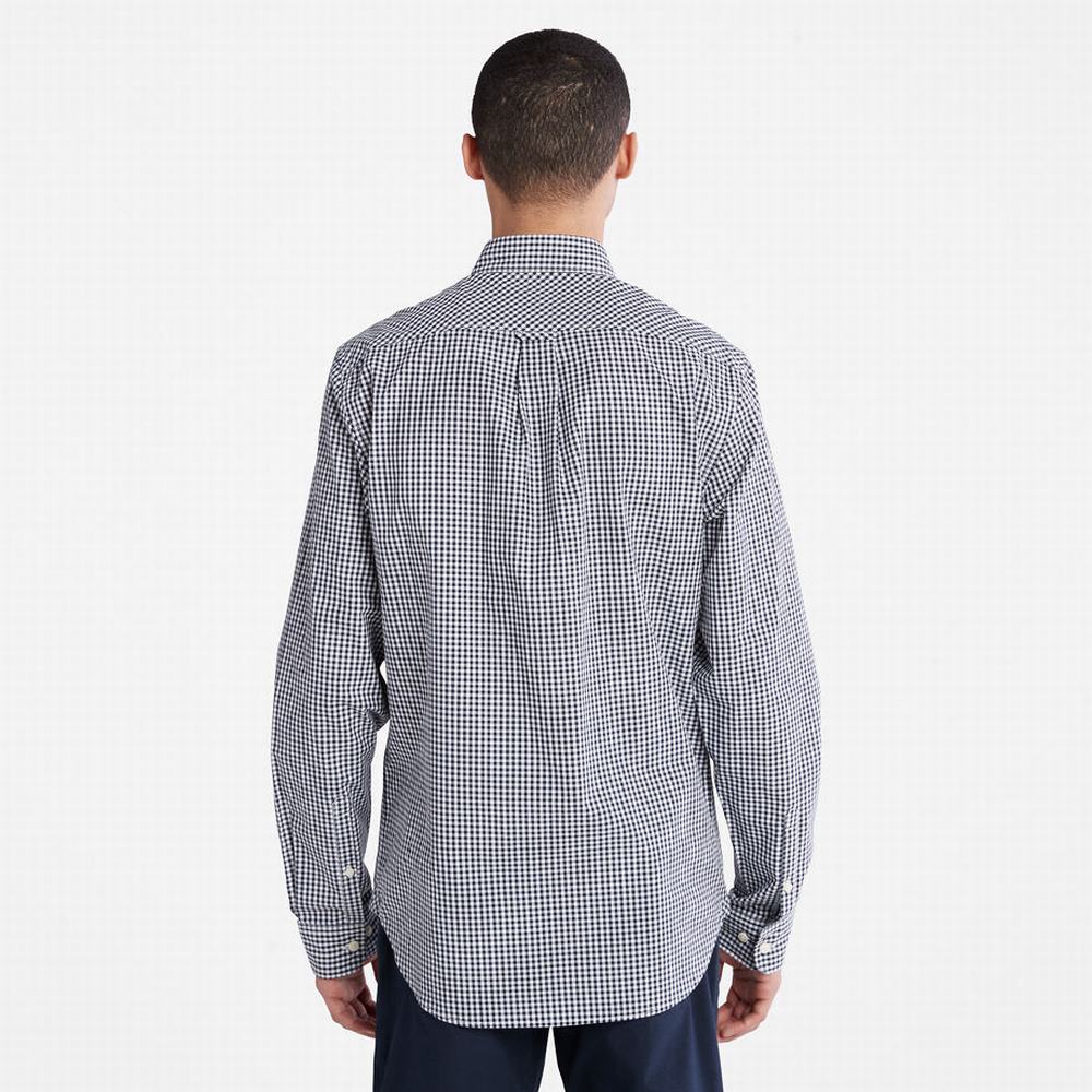 Timberland Suncook River Gingham Gömlek Erkek Lacivert | TR-9564N