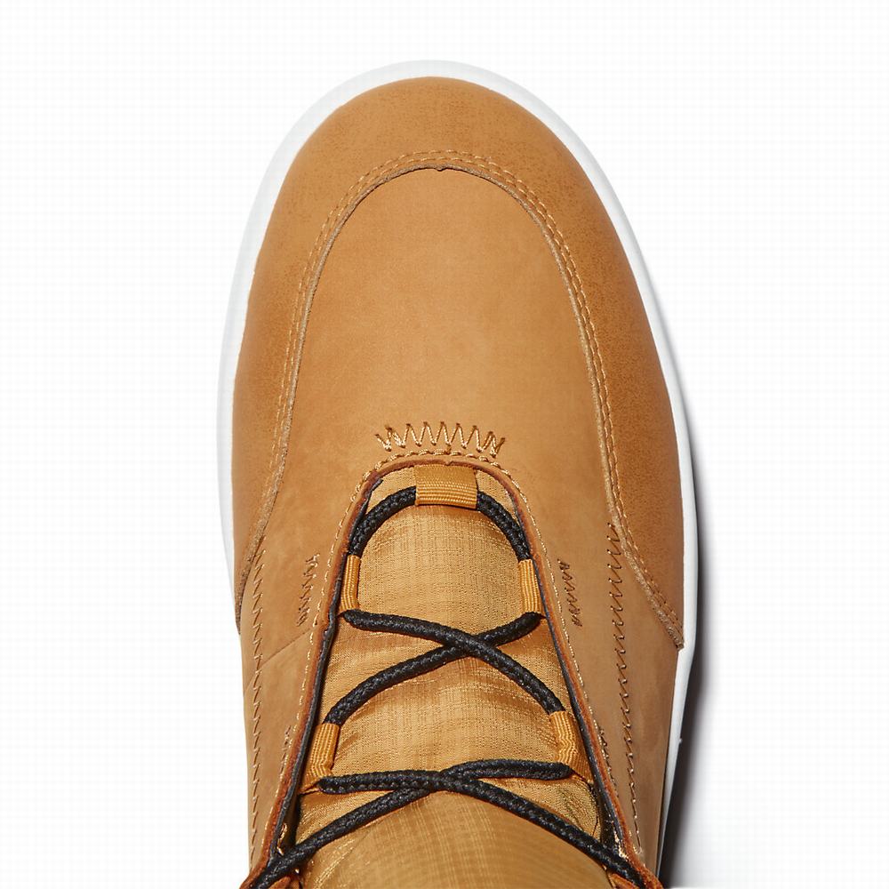 Timberland Supaway Leather Chukka Bot Erkek Sarı | TR-0496B