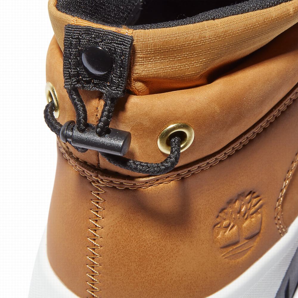 Timberland Supaway Leather Chukka Bot Erkek Sarı | TR-0496B