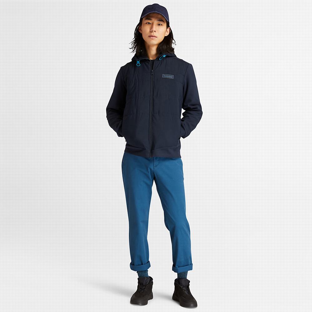 Timberland Sweat Hibrit Ceket Erkek Lacivert | TR-8150A