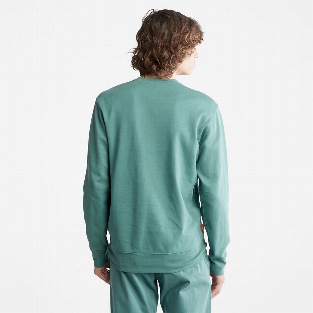 Timberland Sweatshirt with TimberFresh™ Teknolojileri Tişörtü Erkek Yeşil | TR-1925G