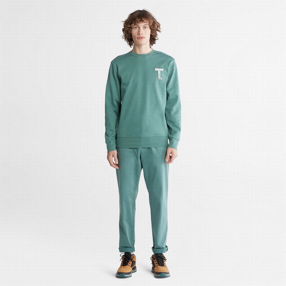 Timberland Sweatshirt with TimberFresh™ Teknolojileri Tişörtü Erkek Yeşil | TR-1925G