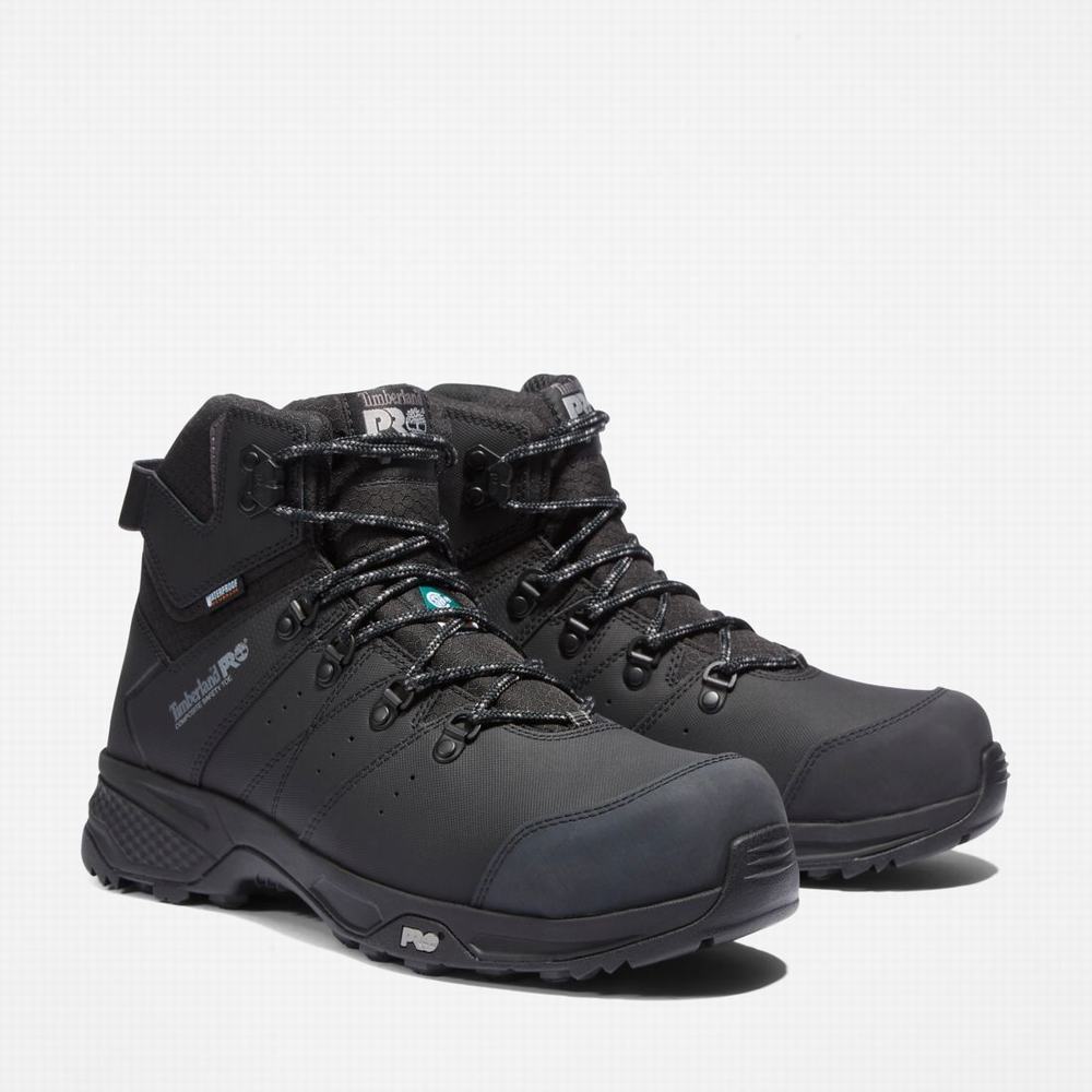 Timberland Switchback Waterproof Comp-Burunlu Iş Botu Erkek Siyah | TR-9013E