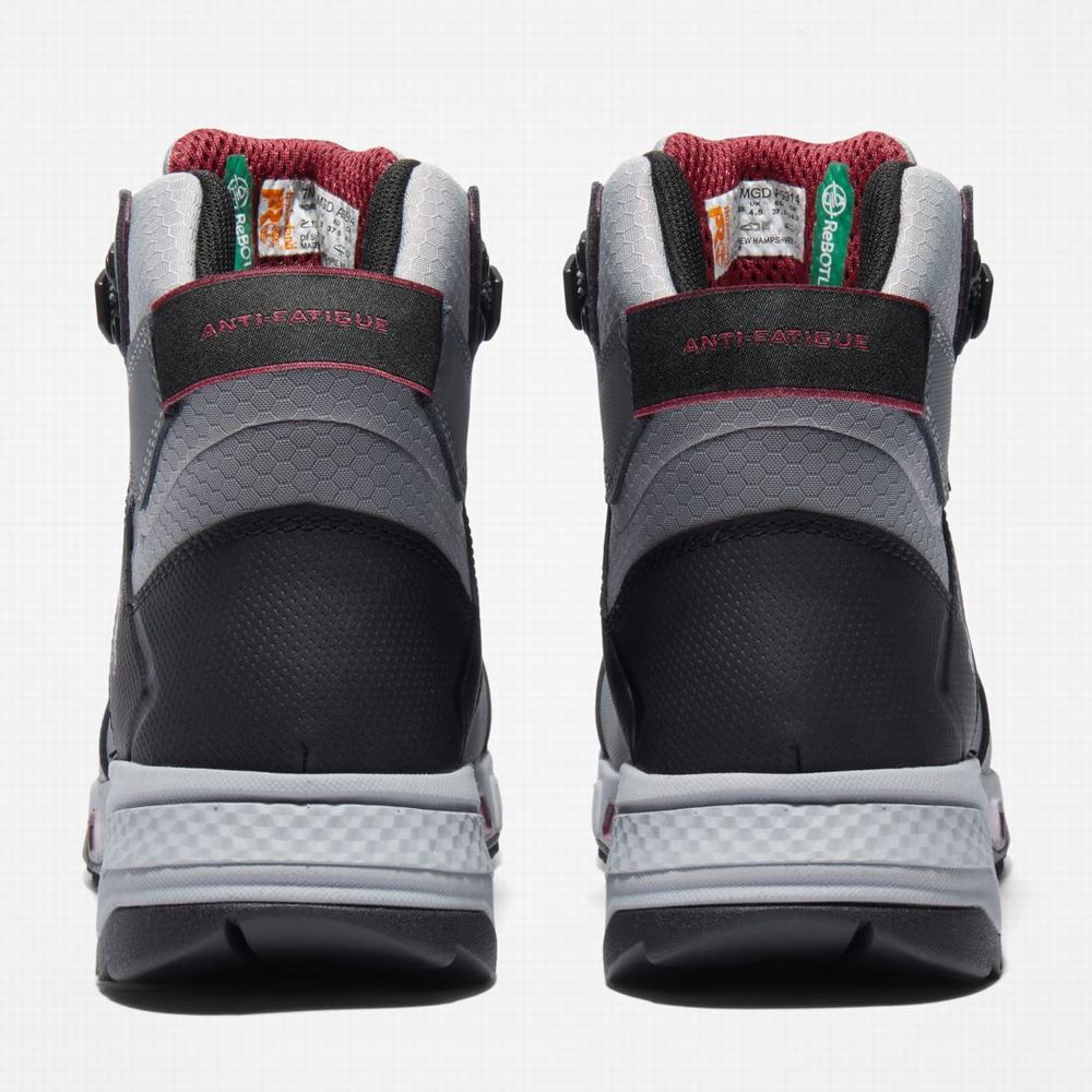 Timberland Switchback Waterproof Composite Emniyet-Burunlu Iş Botu Kadın Gri Mor | TR-4306L