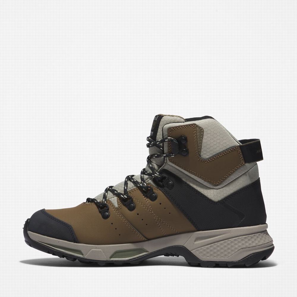 Timberland Switchback Waterproof Soft-Burunlu Iş Botu Erkek Kahverengi Yeşil | TR-9354J