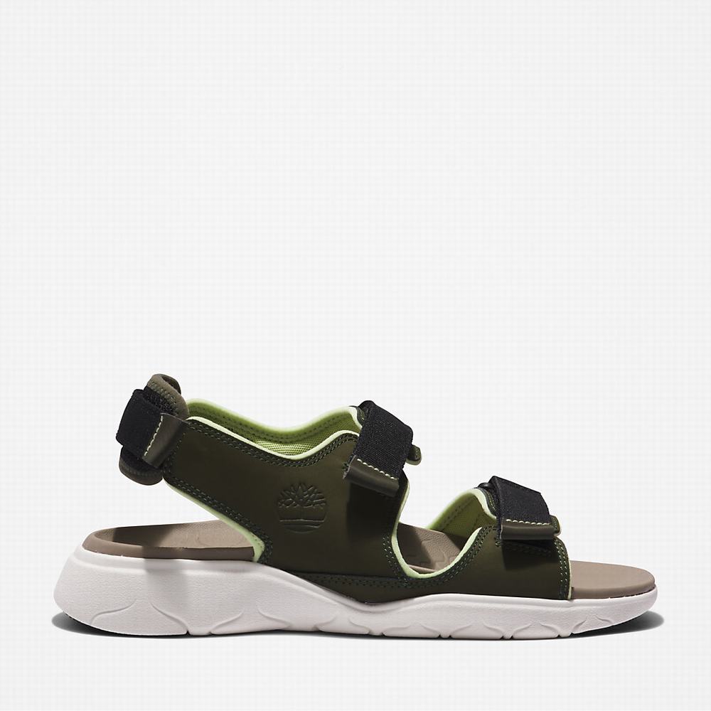 Timberland TBL® Whitehaven Backstrap Sandalet Erkek Koyu Yeşil | TR-0948A