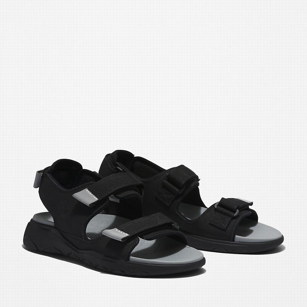 Timberland TBL® Whitehaven Backstrap Sandalet Erkek Siyah | TR-4687U