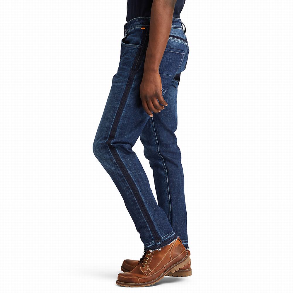 Timberland Tapered-leg Konfor Kot Pantolon Erkek Koyu Mavi | TR-1854C