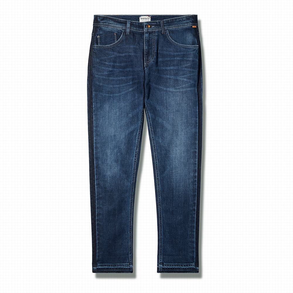 Timberland Tapered-leg Konfor Kot Pantolon Erkek Koyu Mavi | TR-1854C