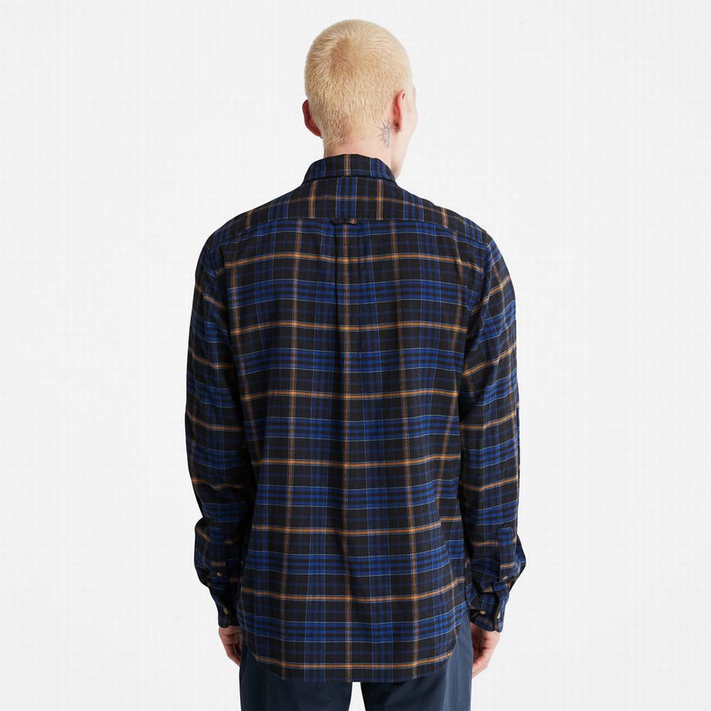 Timberland Tartan Shirt with SolucellAir™ Teknolojileri Gömlek Erkek Siyah | TR-7521B