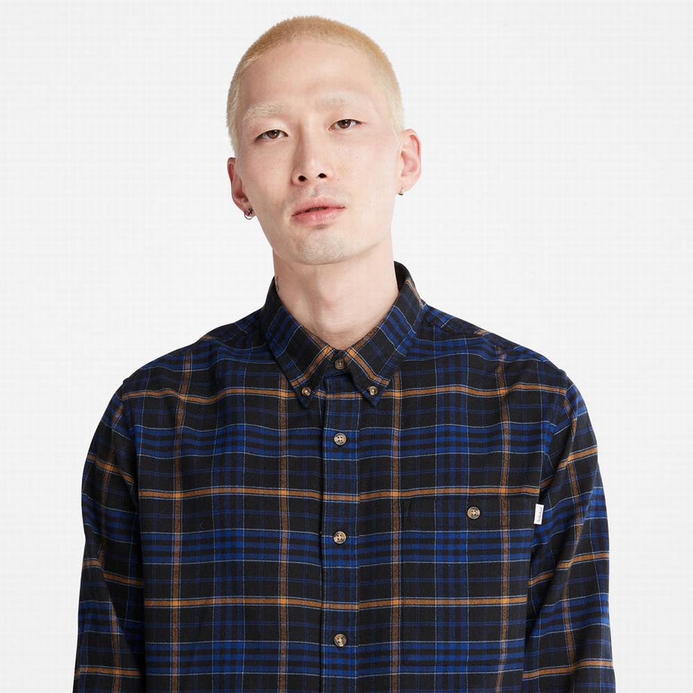Timberland Tartan Shirt with SolucellAir™ Teknolojileri Gömlek Erkek Siyah | TR-7521B