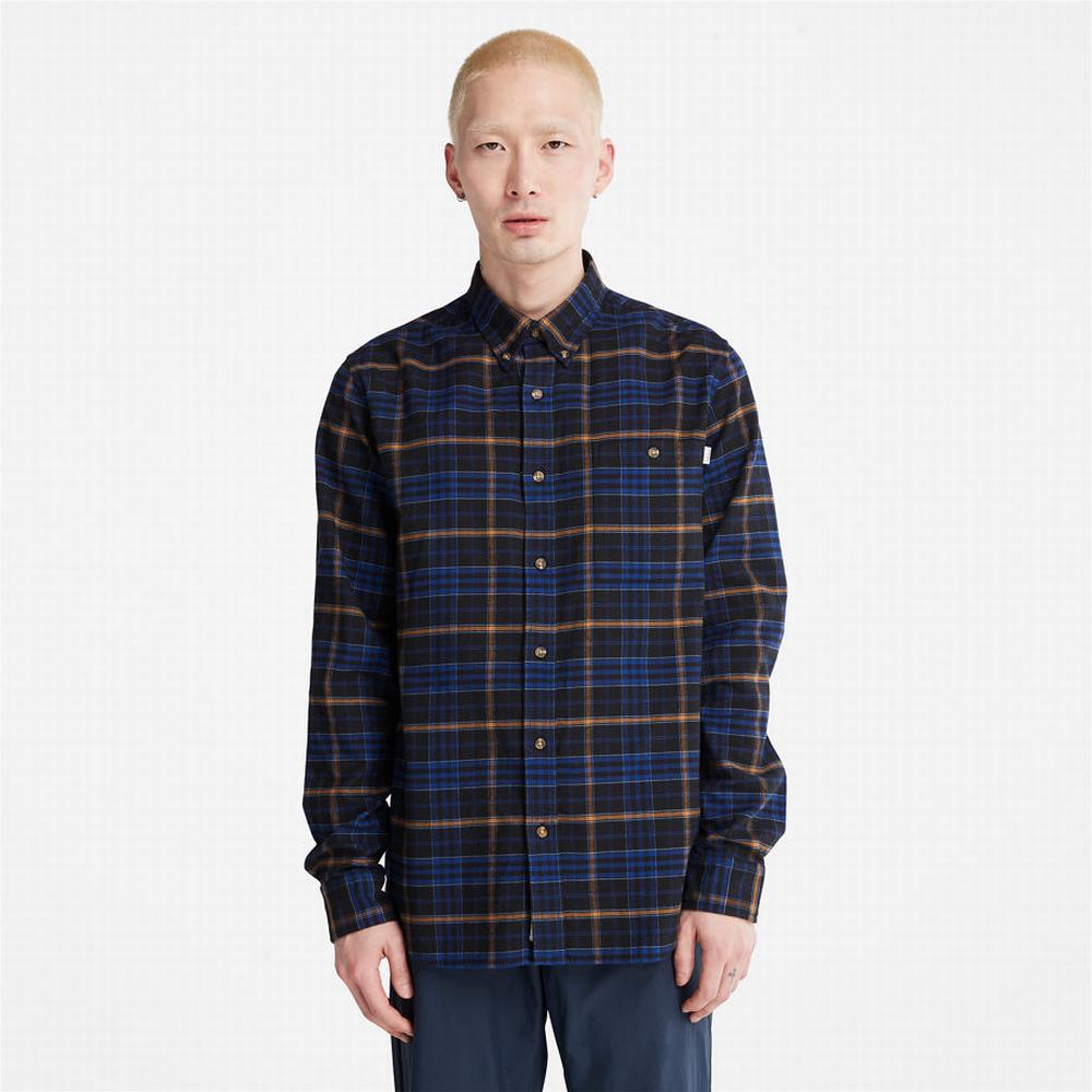 Timberland Tartan Shirt with SolucellAir™ Teknolojileri Gömlek Erkek Siyah | TR-7521B