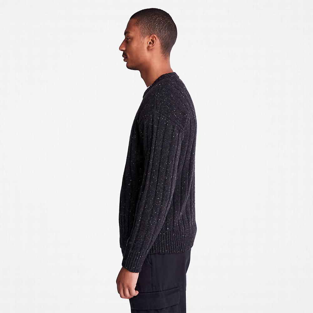 Timberland Textured Crewneck Süveter Erkek Gri | TR-7561Q
