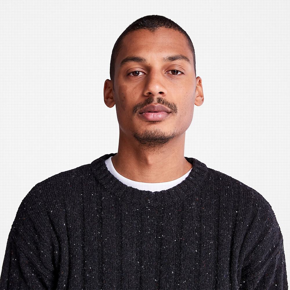 Timberland Textured Crewneck Süveter Erkek Gri | TR-7561Q