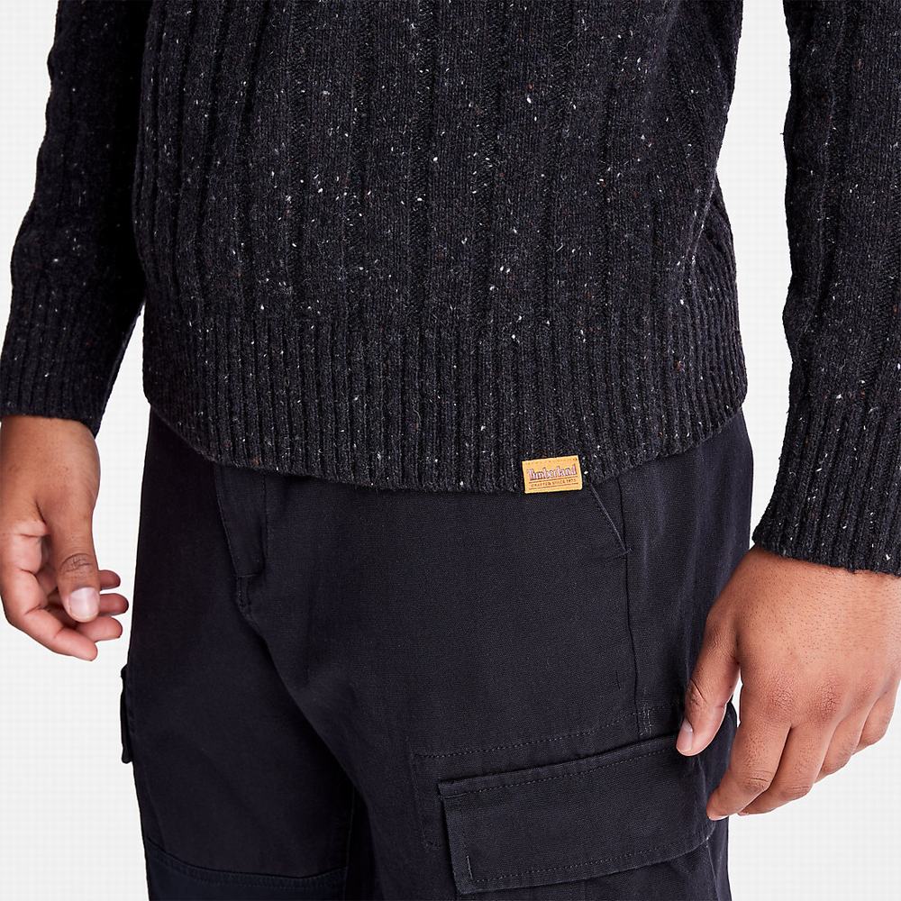 Timberland Textured Crewneck Süveter Erkek Gri | TR-7561Q