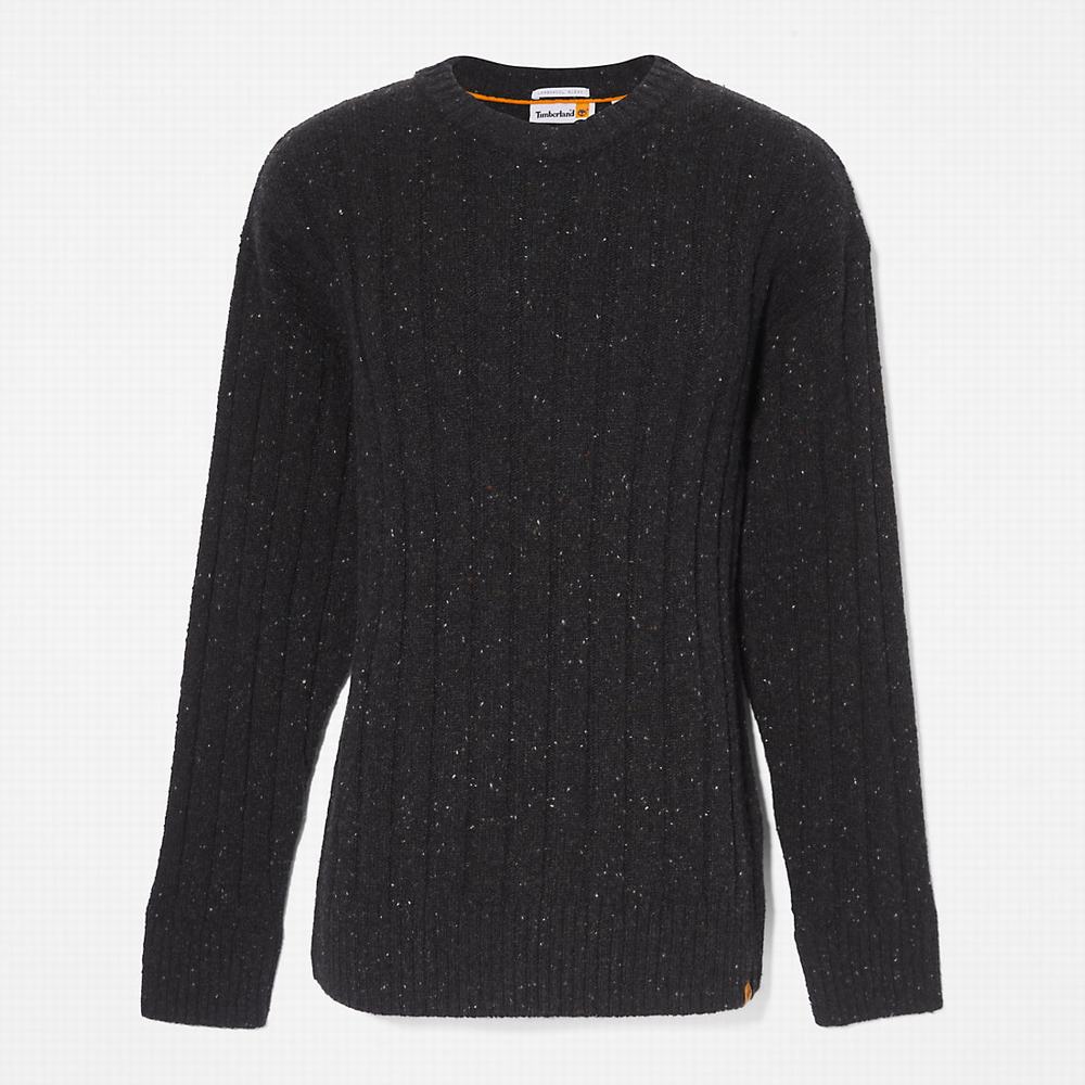 Timberland Textured Crewneck Süveter Erkek Gri | TR-7561Q