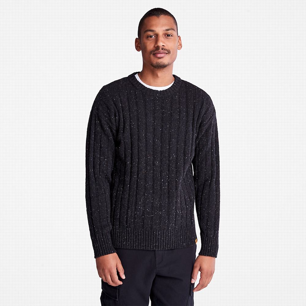 Timberland Textured Crewneck Süveter Erkek Gri | TR-7561Q